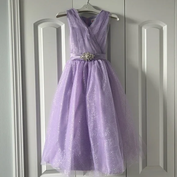 purple daddy daughter dance dress Lilac Ballgown Dress  Layla's Boutique